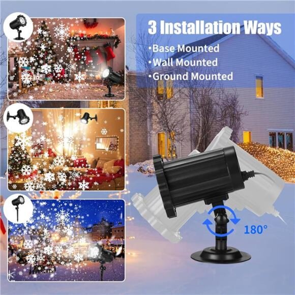 2025New Christmas Projector Lights Outdoor,Waterproof & Adjustable LED Projector - Picture 4 of 7